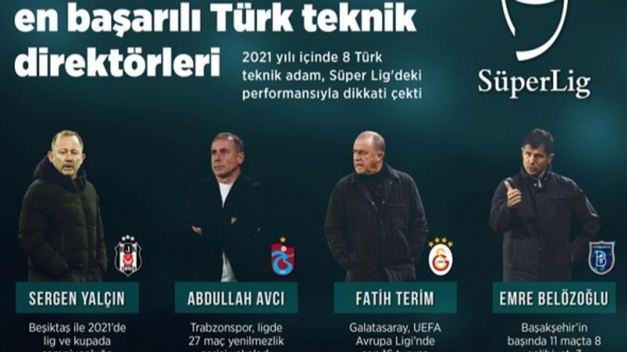 2021'in en başarılı Türk teknik direktörleri