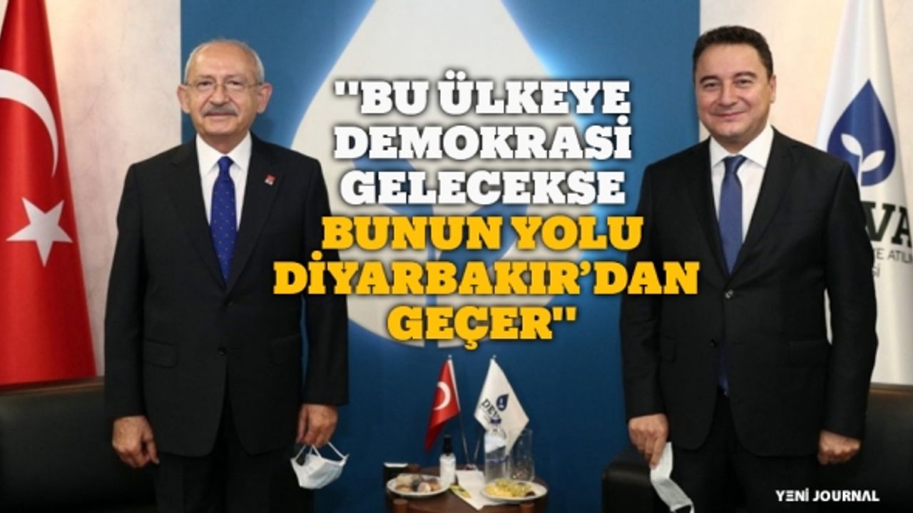 Kılıçdaroğlu ve Babacan görüştü