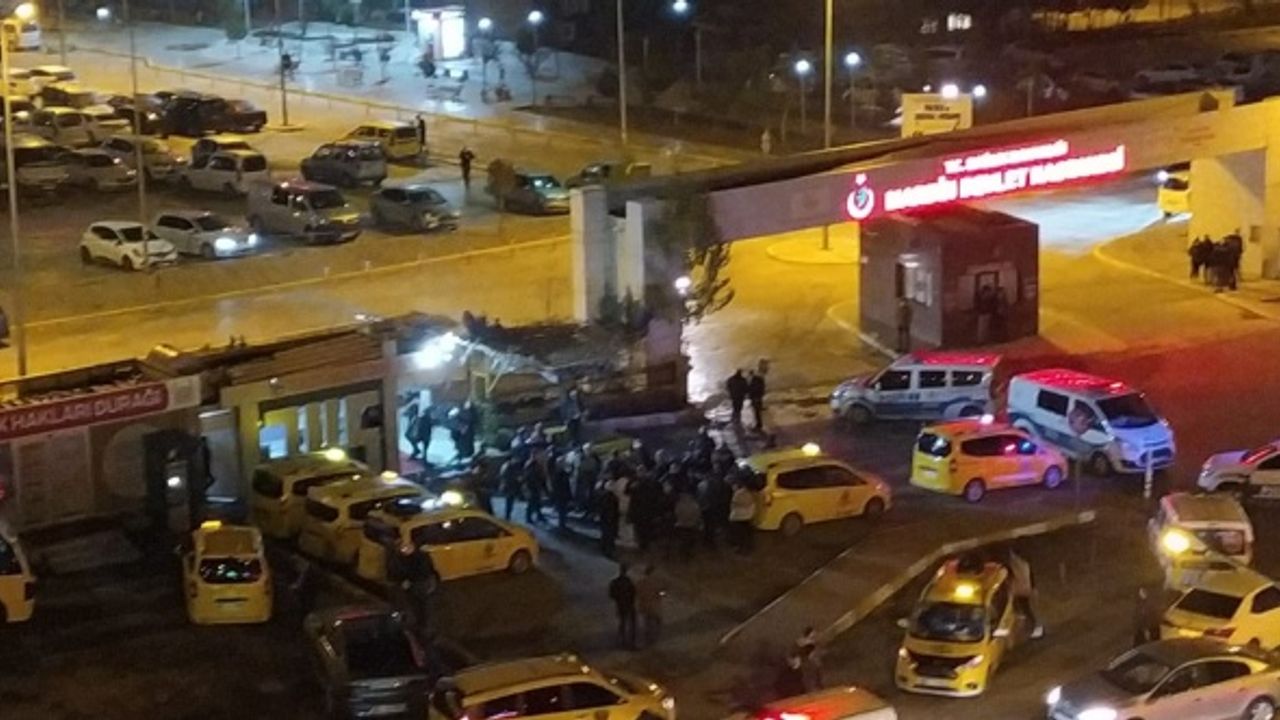 Mardin'de taksiciler birbirine girdi