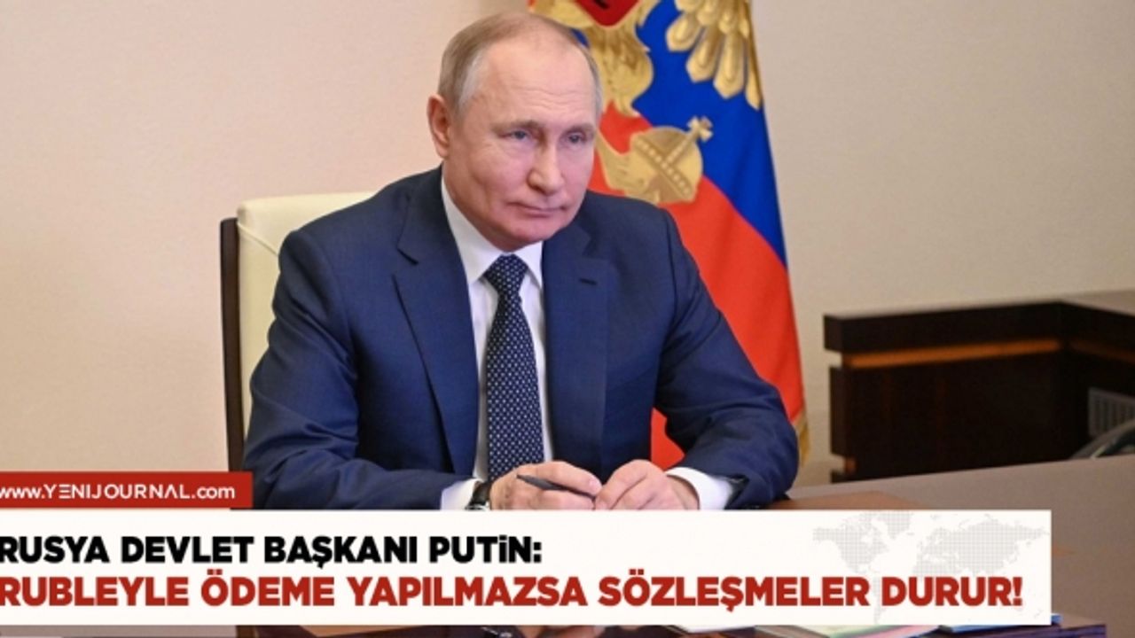 Putin: Rus gazı sözleşmeleri durdurulacak