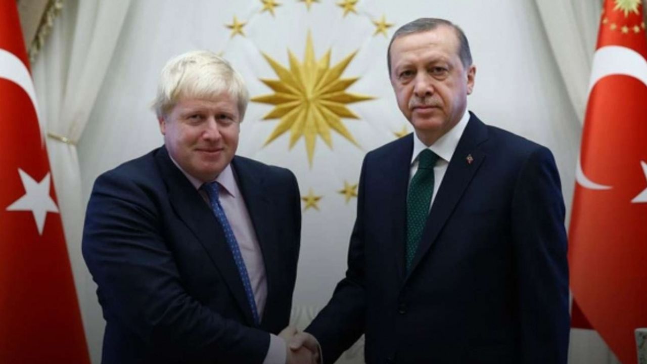Cumhurbaşkanı Erdoğan Johnson ile görüştü