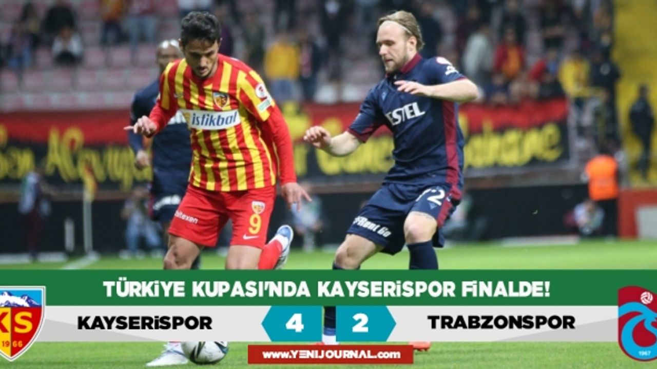 Türkiye Kupası'nda Kayserispor finalde!