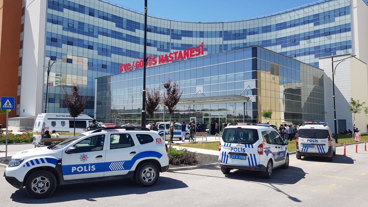 Konya Şehir Hastanesi'nde dehşet anları: Doktoru vurdu, intihar etti!