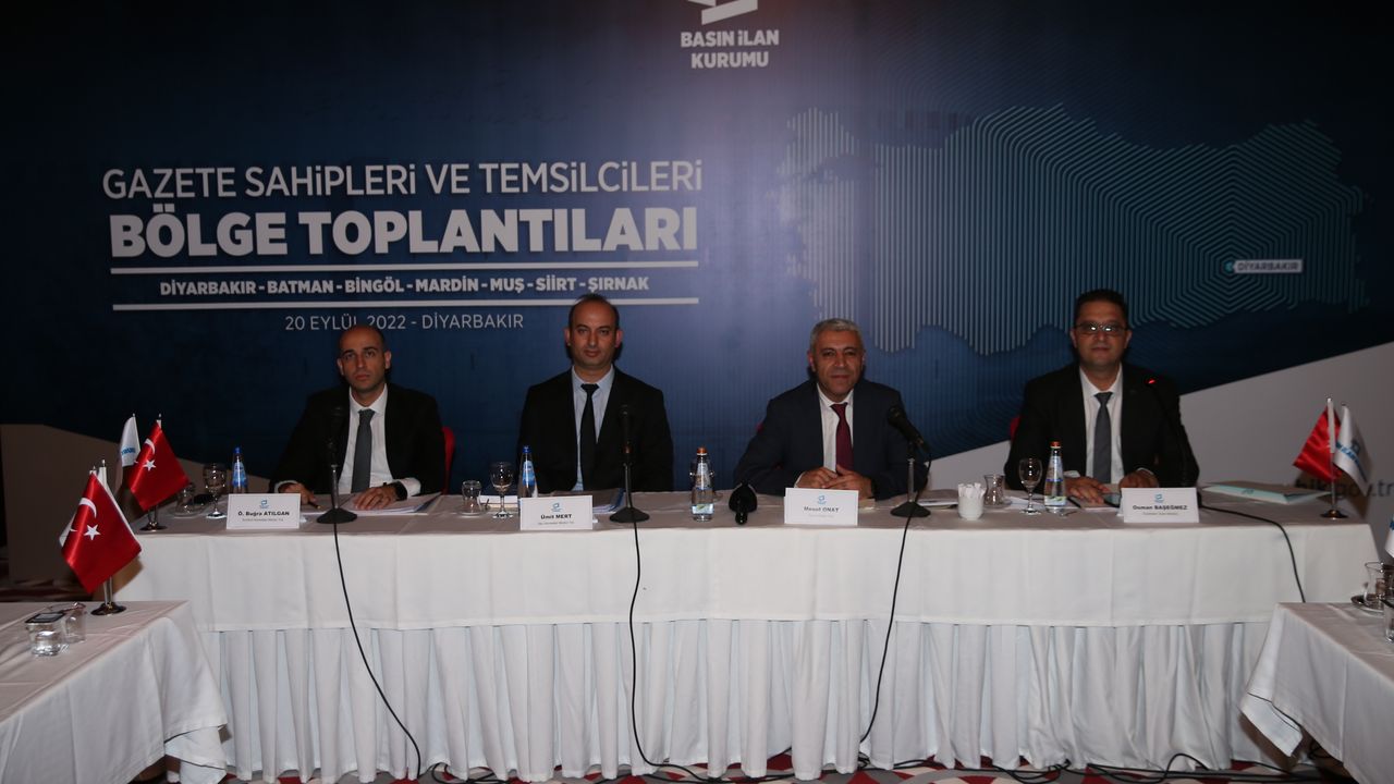 Basın İlan Kurumu Diyarbakır'da toplantı yaptı