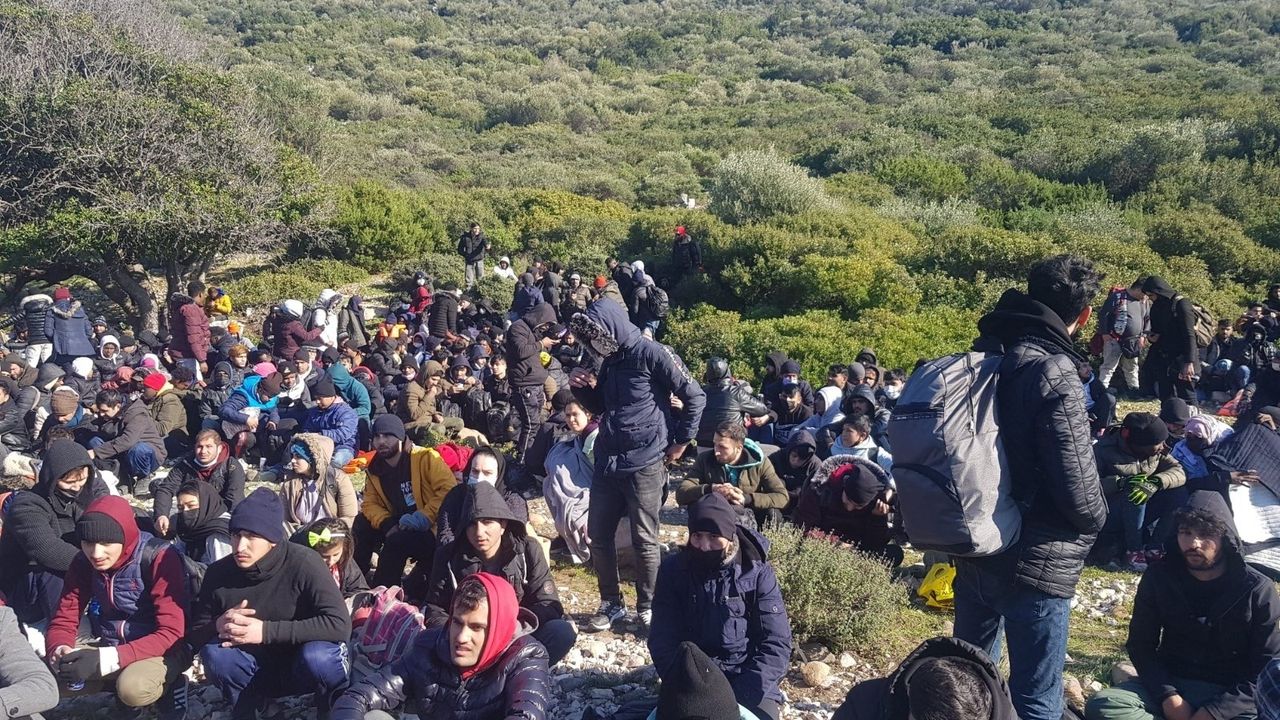 19 olayda 343 göçmen yakalandı