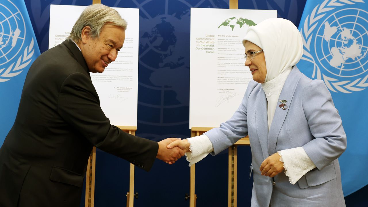 Guterres ve Emine Erdoğan'dan önemli imza
