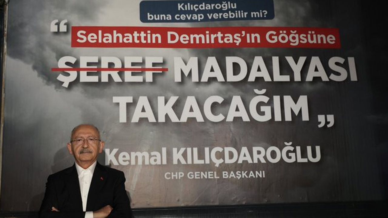 Kılıçdaroğlu'ndan afiş tepkisi