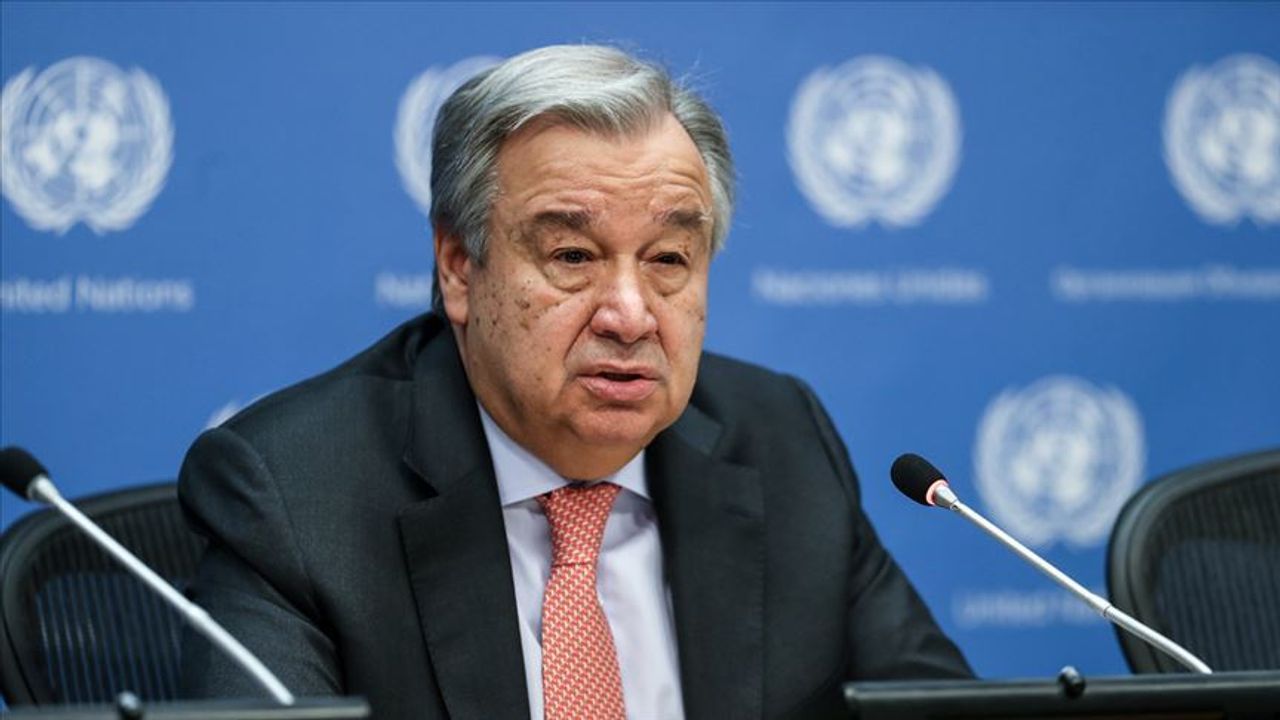 BM Genel Sekreteri Guterres'ten Türkiye'ye teşekkür