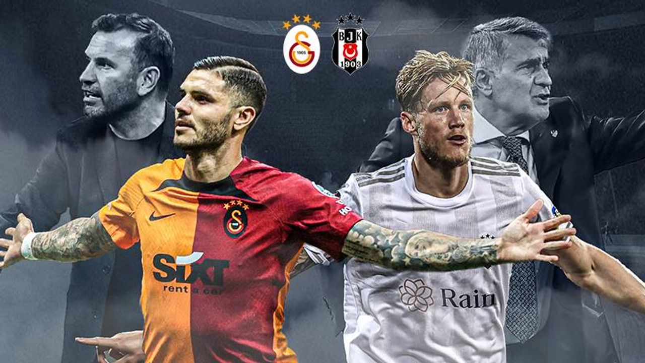 Süper Lig'de dev derbi; Galatasaray, Beşiktaş'ı ağırlıyor