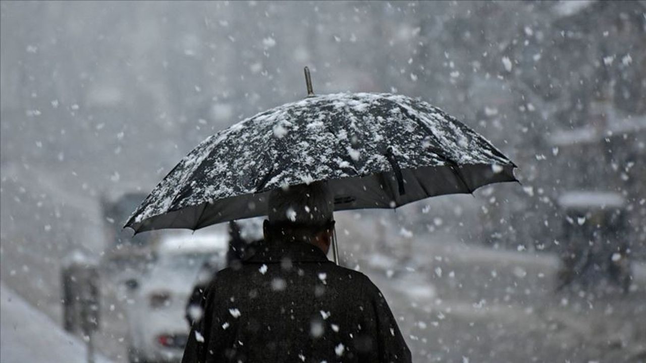 Meteoroloji il il uyardı: Kar ve sağanak yağışa dikkat!