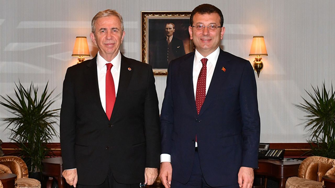 Mansur Yavaş ve Ekrem İmamoğlu Ankara'da bir araya geldi