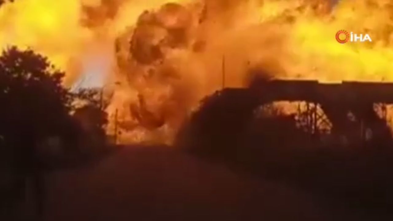 Gaz tankerinde patlama: 8 ölü