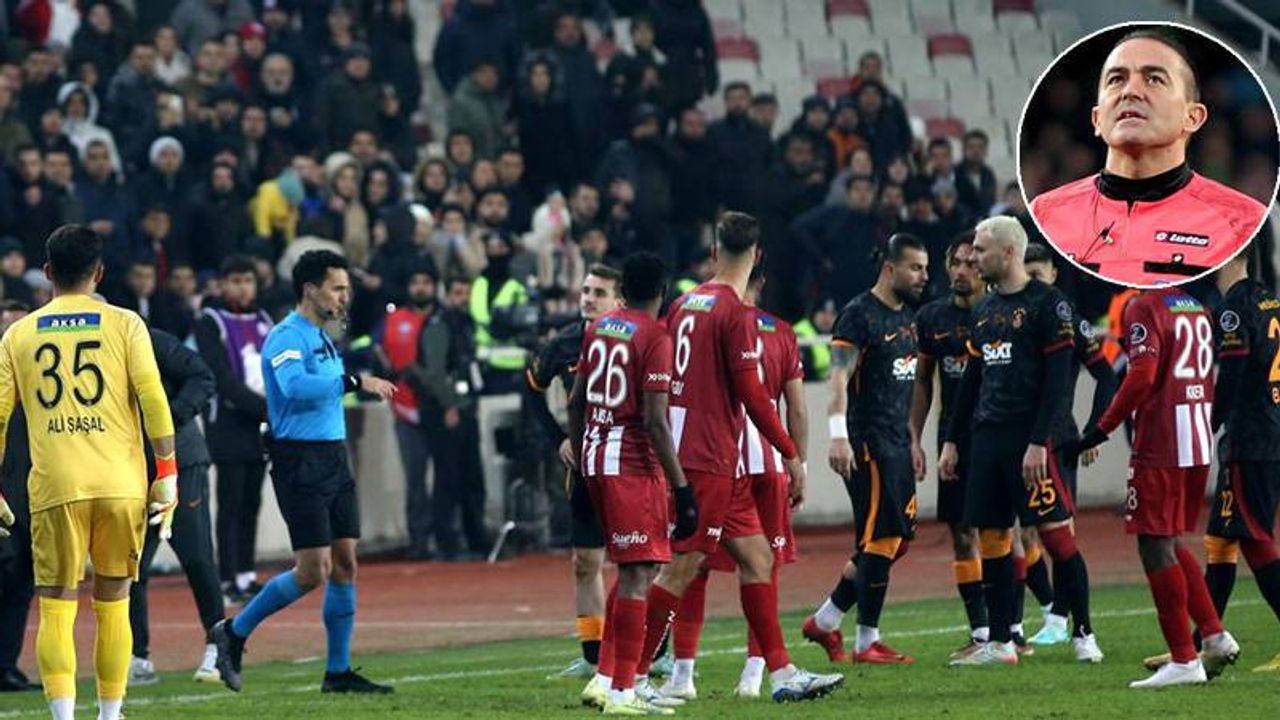 Sivasspor, Galatasaray maçının yeniden oynanması için TFF'ye başvurdu!