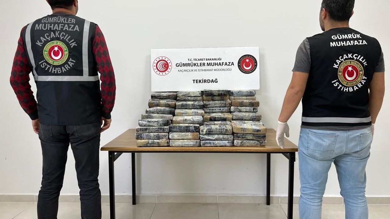 Konteynerde 114 kilogram kokain ele geçirildi