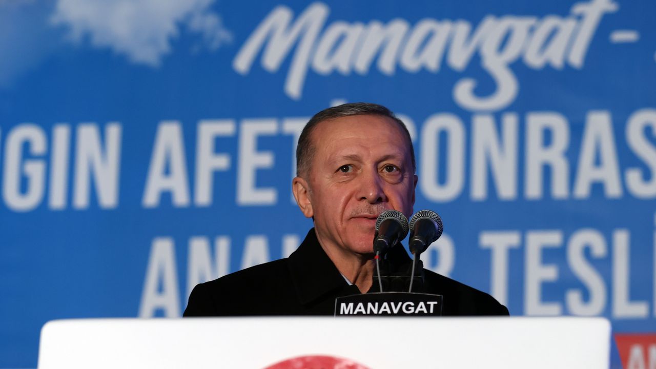 Erdoğan'dan Manavgat'ta müjde