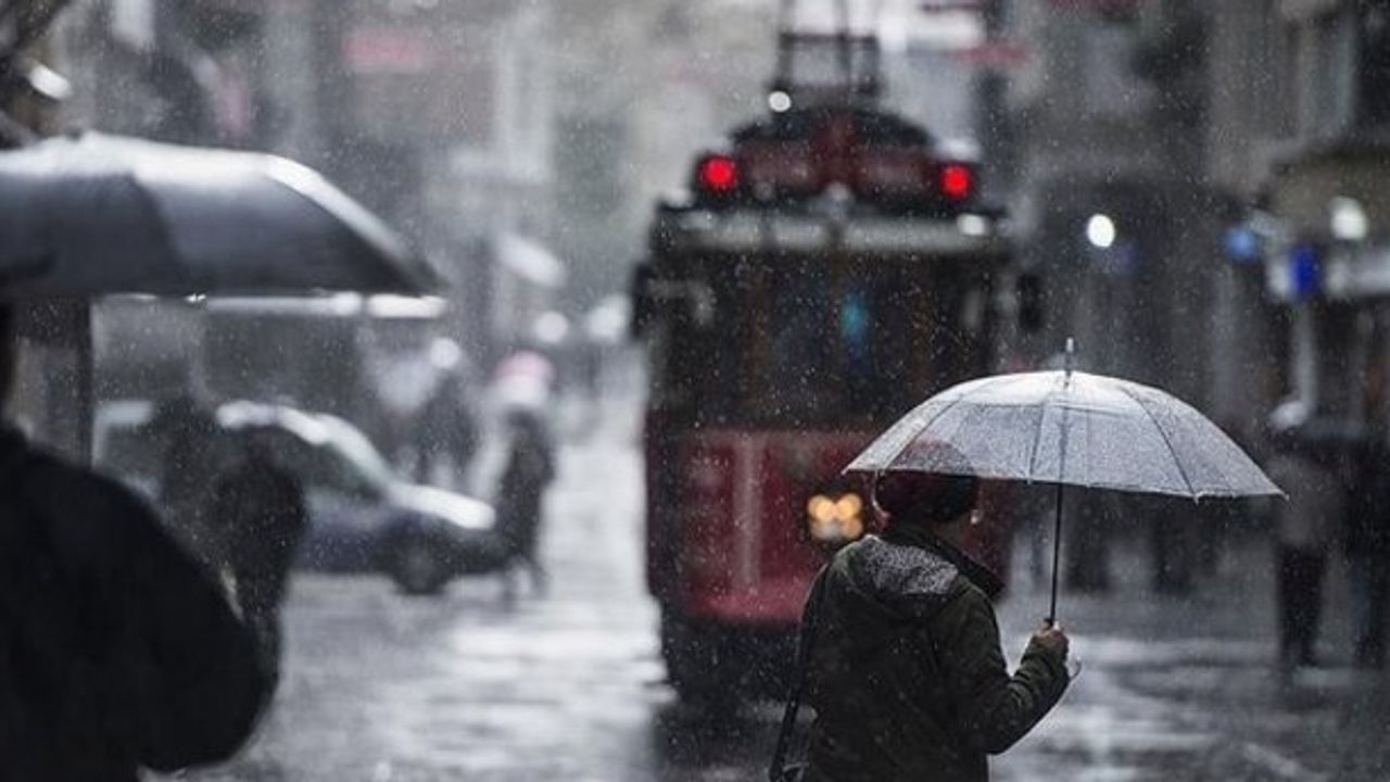 İstanbul dahil birçok il için çamur ve gök gürültülü sağanak uyarısı