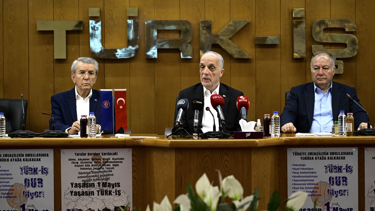 TÜRK-İŞ Genel Başkanı: Biz bu ülkenin yüzde 65'iyiz!