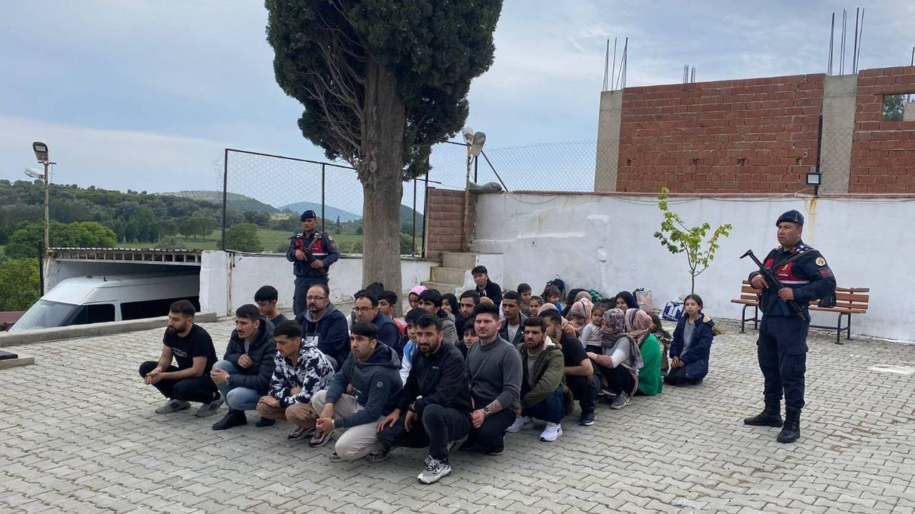 Aydın'da 46 düzensiz göçmen yakalandı!