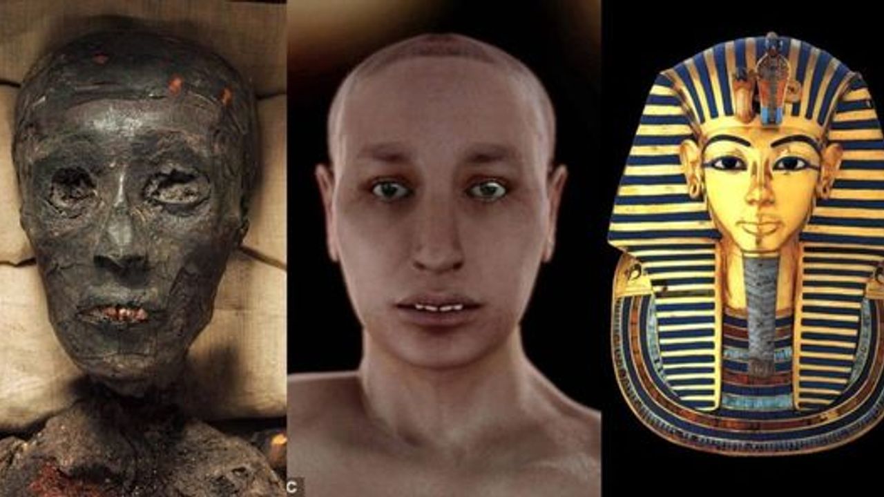Firavun Tutankamon'un yüzü yeniden canlandırıldı