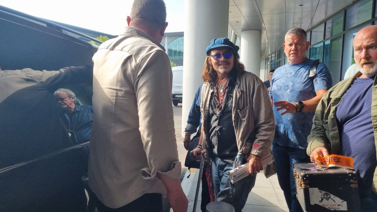Johnny Depp İstanbul’a geldi