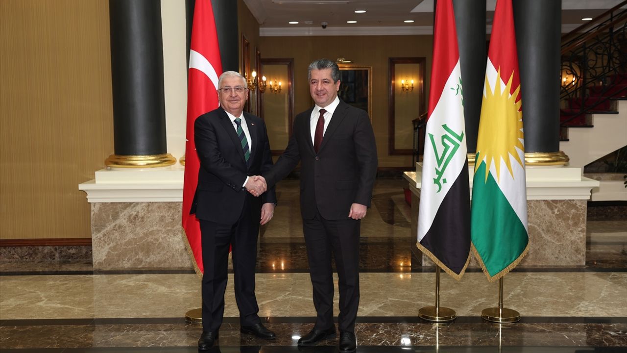 Bakan Güler, IKBY Başbakanı Barzani ile görüştü
