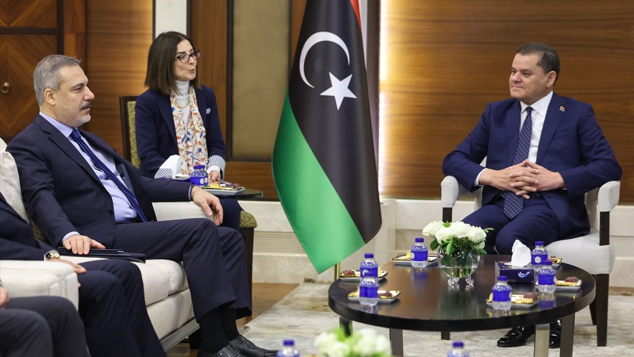 Bakan Fidan, Libya Başbakanı ile görüştü!