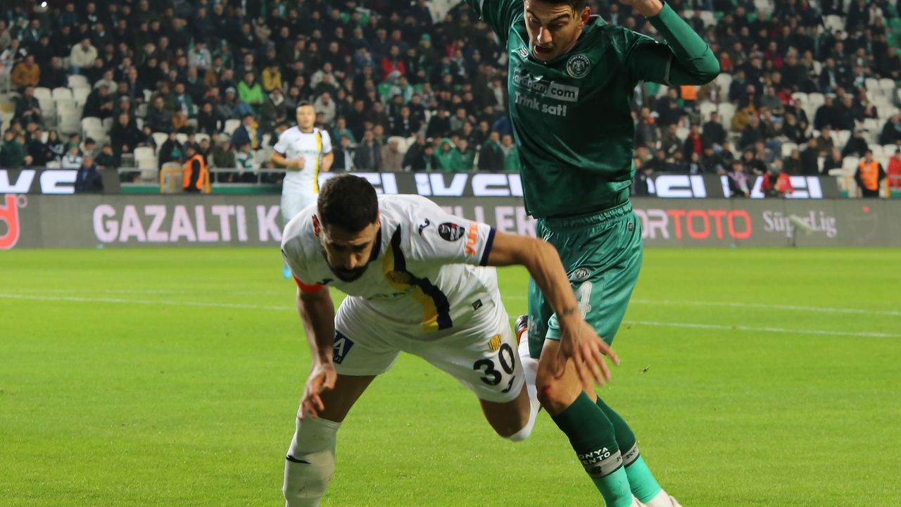 Konyaspor ile MKE Ankaragücü 34. randevuda