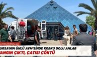 Bursa'da bir AVM'de çökme meydana geldi