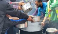 Yardım kuruluşları Gazze'de sıcak yemek dağıttı!