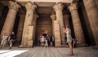 Mısır'daki Philae Tapınağı binlerce turisti ağırlıyor