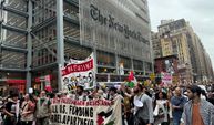 New York'ta binlerce kişi Netanyahu'yu protesto etti