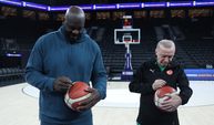 Erdoğan, Shaquille O'Neal ile bir araya geldi