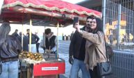 Kestaneci, yabancı turistlerin ilgi odağı oldu!