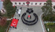 Cezaevi personelinden Cumhuriyet'in 103. yılına özel koreografi