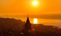 İstanbul'da gün doğumu