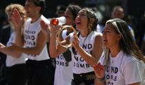 BM Önünde İsrail Protestosu