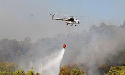 Yangın söndürme helikopteri düştü