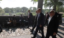 Erdoğan Central Park'ta yürüyüş yaptı