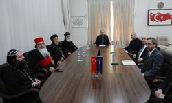 Erdoğan, Hatay'da Süryani cemaati temsilcileriyle görüştü