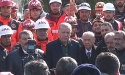 Cumhurbaşkanı Erdoğan ve Devlet Bahçeli deprem bölgesinde