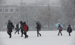 Kar yağışı nedeniyle birçok ilde okullar tatil edildi