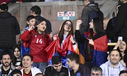 Türkiye-Ermenistan maçından kareler
