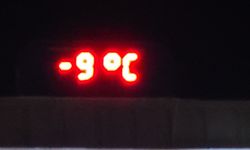 Ankara’da termometreler eksi 9’u gördü