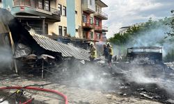 Ankara'da gıda deposunda yangın