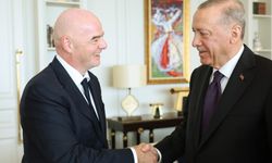 Erdoğan FIFA Başkanı Infantino'yu kabul etti