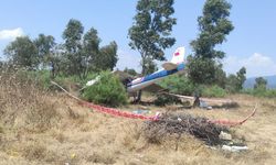 İzmir’de özel bir uçak araziye düştü!