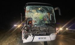 Yolcu otobüsü tıra arkadan çarptı: Çok sayıda yaralı var!