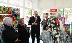 Erdoğan, Üsküdar'da vatandaşlarla sohbet etti