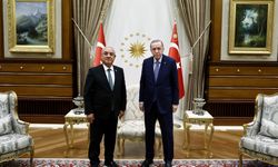 Erdoğan, Aksakal'ı Külliye'de kabul etti