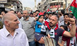 Ürdünlüler Gazze'ye destek için yürüdü!